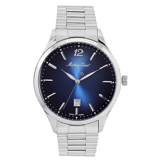Mathey-Tissot Urban Metal Blue Dial Quartz H411MABU Men's Watch