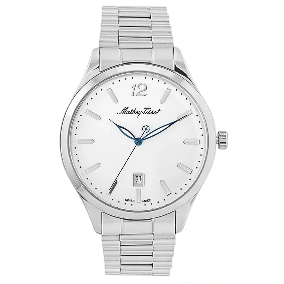 Mathey-Tissot Urban Metal White Dial Quartz H411MAI Men's Watch