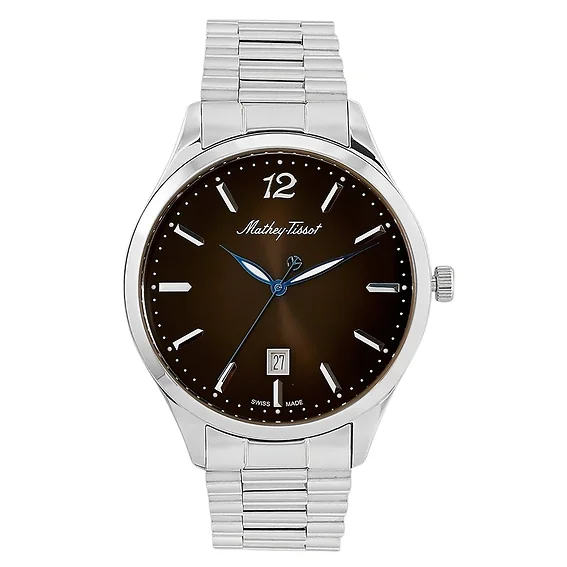 Mathey-Tissot Urban Metal Black Dial Quartz H411MAN Men's Watch