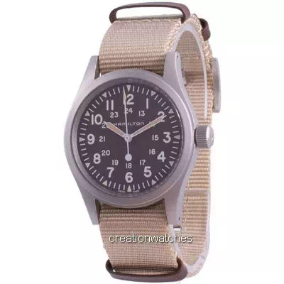 Hamilton Khaki Field Brown Dial Mechanical H69439901 Men's Watch