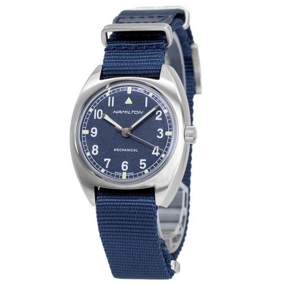Hamilton Khaki Aviation Pilot Pioneer Blue Dial Mechanical H76419941 100M Men's Watch