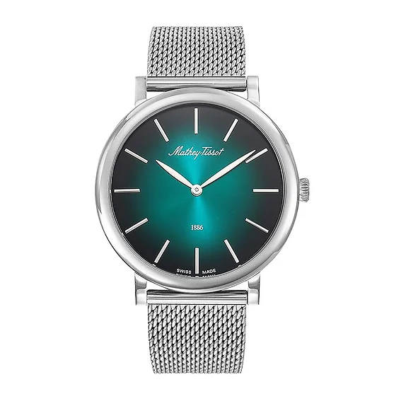 Mathey-Tissot Monsoon Stainless Steel Green Dial Quartz H7916AV Men's Watch