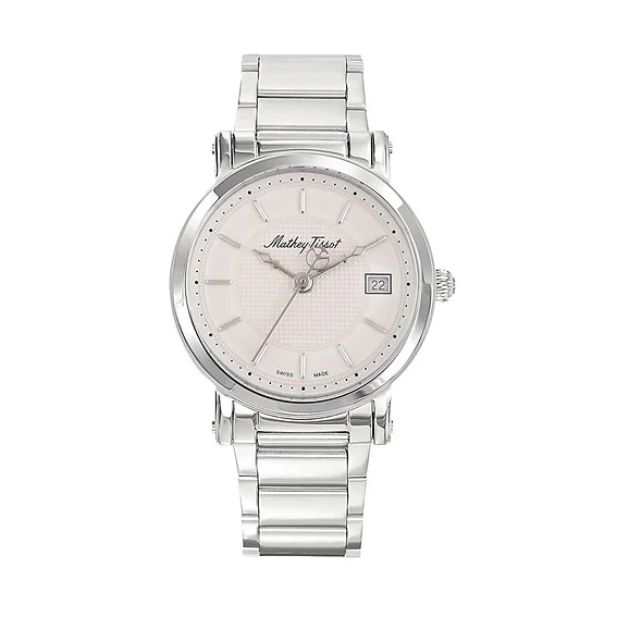 Mathey-Tissot City Metal Stainless Steel White Dial Quartz HB611251MAI Men's Watch