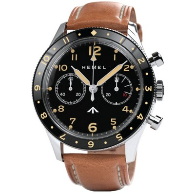 Hemel Airfoil Ceramic Bezel Black With Super-LumiNova C3 Dial Mechanical HF25 100M Men's Watch