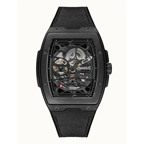 Ingersoll The Challenger Black Skeleton Dial Automatic I12307 Men's Watch