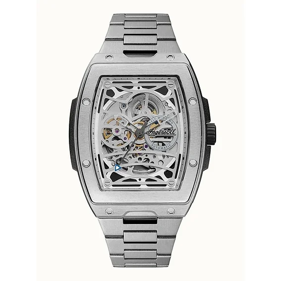 Ingersoll The Challenger Stainless Steel Silver Skeleton Dial Automatic I12310 Men's Watch