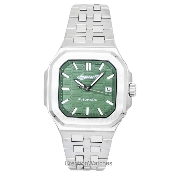 Ingersoll The Spirit Stainless Steel Green Dial Automatic I17802 Men's Watch
