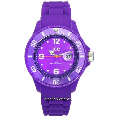 Ice Forever Silicon Strap Purple dial Quartz 005104 100M Women's Watch
