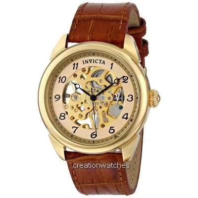 Invicta Specialty Gold Skeleton Dial 17188 Men's Watch