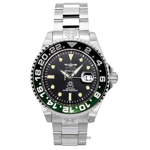 Invicta Pro Diver Stainless Steel Black Dial Automatic Diver's 21866 300M Men's Watch
