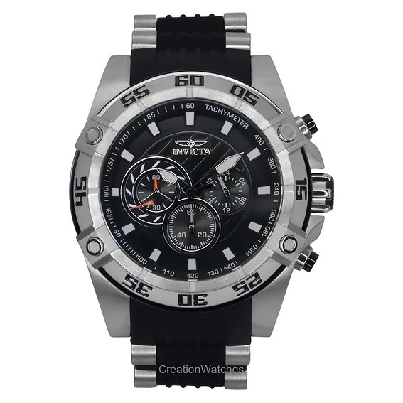 Invicta Speedway Chronograph Black Dial Quartz 25505 100M Men's Watch