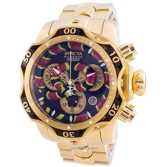 Invicta Reserve Venom Cobra 30312 Кварцевый хронограф 1000M