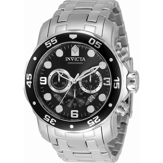 Invicta Pro Diver Chronograph Stainless Steel Quartz 34665 100M Men's Watch