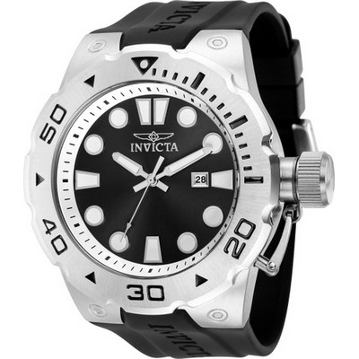 Relógio Masculino Invicta Pro Diver Silicone Mostrador Preto Quartzo 36996 100M