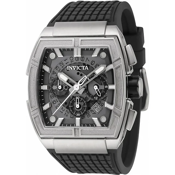 Invicta S1 Rally Gravity Defier Chronograph Multifunction Grey Skeleton Dial Quartz 44883 100M Men's Watch