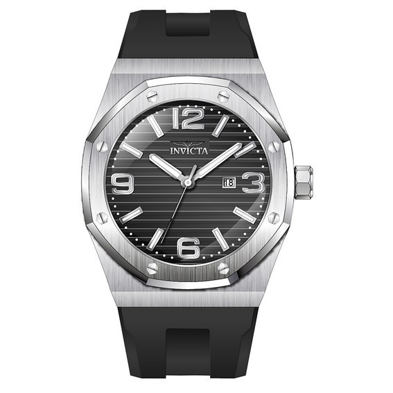 Đồng hồ đeo tay nam Invicta Huracan mặt đen thạch anh 45772 100M