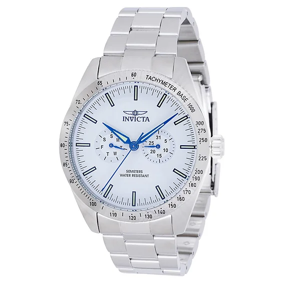 Invicta Specialty Stainless Steel White Dial Quartz 45975 Men's Watch