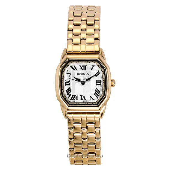 Invicta Wildflower Rose Gold Tone Stainless Steel Silver Dial Quartz 48960 Women's Watch