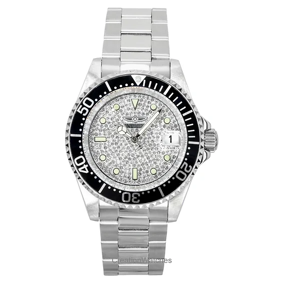 Invicta Pro Diver Stainless Steel Silver Dial Automatic Diver's 50278 200M Men's Watch