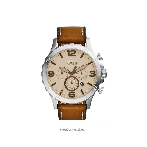 Fossil Nate Chronograph Quartz 100M JR1503 Men's Watch