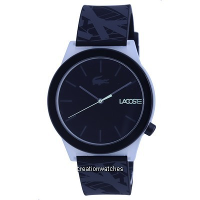 Relógio masculino Lacoste Motion Silicon Black Dial Quartz LA-2010937.G