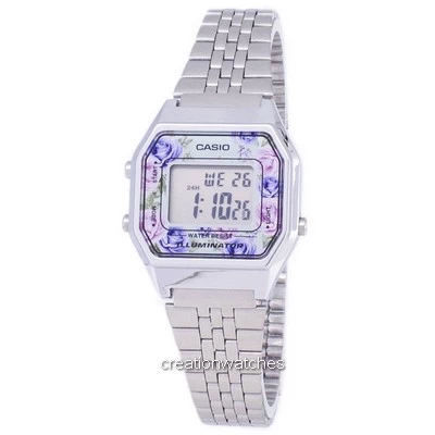 นาฬิกาข้อมือผู้หญิง Casio Youth Vintage Illuminator Quartz Digital LA680WA-2C