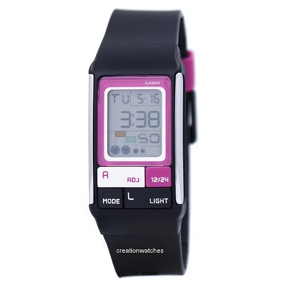Casio Digital Quartz Dual Time Alarm LDF-52-1ADR LDF52-1ADR Women's Watch