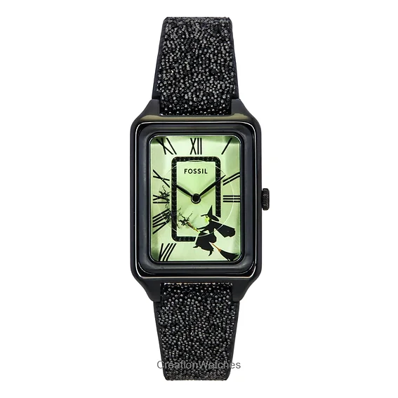 Fossil The Wizard of Oz Limited Edition Fabric Strap Green Dial Quartz LE1198 Women's Watch