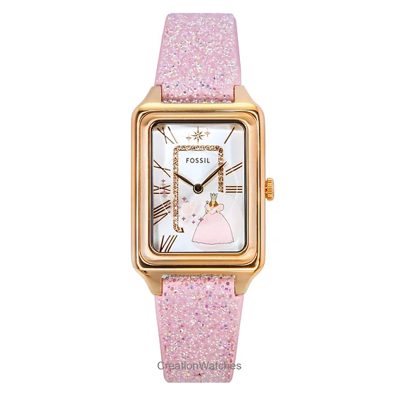 Fossil The Wizard of Oz Limited Edition Fabric Strap Silver Dial Quartz LE1199 Women's Watch