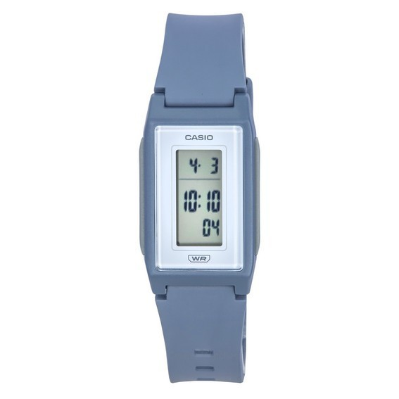 Relógio unissex Casio POP com pulseira de resina digital quartzo LF-10WH-2