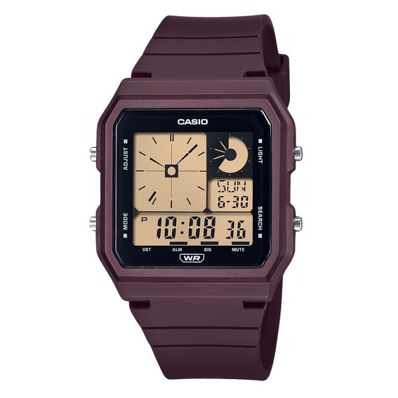 Часы унисекс Casio POP Digital с полимерным ремешком Кварцевые часы LF-20W-5A