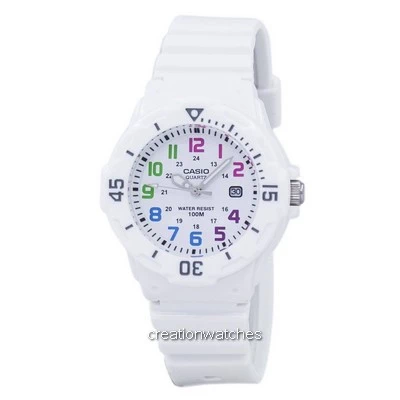 Casio Enticer Analog White Dial LRW-200H-7BVDF LRW200H-7BVDF นาฬิกาข้อมือผู้หญิง