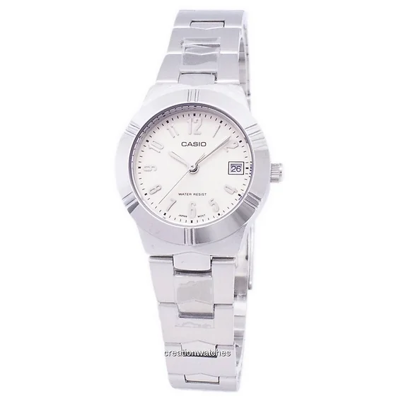 Casio Enticer Analog Quartz White Dial LTP-1241D-7A2DF LTP-1241D-7A2 Women's Watch