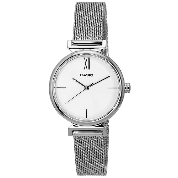 Casio analógico acero inoxidable esfera blanca cuarzo LTP-2023VM-7C ...