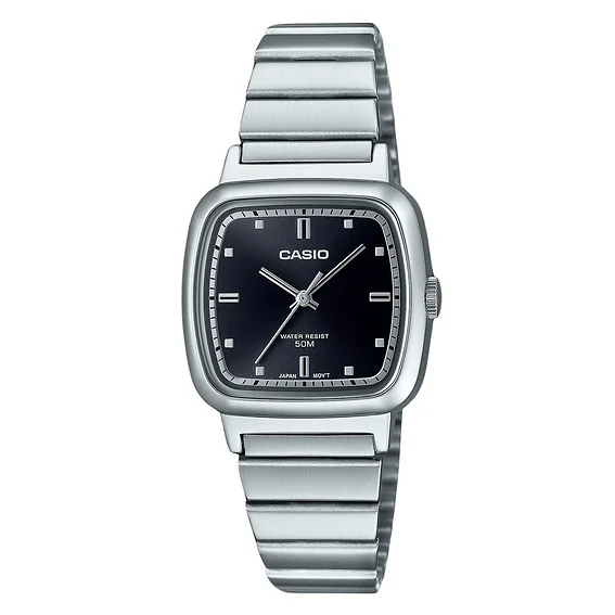Casio Standard Analog Stainless Steel Black Dial Quartz LTP-B140D-1A Men's Watch