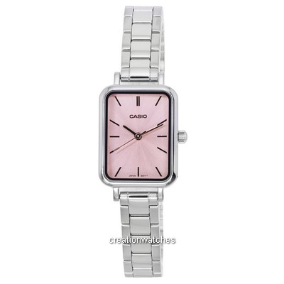 Relógio feminino Casio analógico rosa mostrador Quartz LTP-V009D-4E LTPV009D-4E