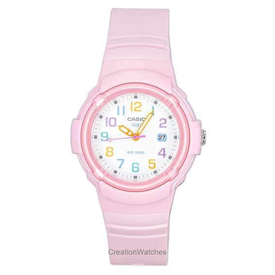 Casio Analog Bio-Based Resin Strap White Dial Quartz LX-800H-4AV 100M Women's Watch