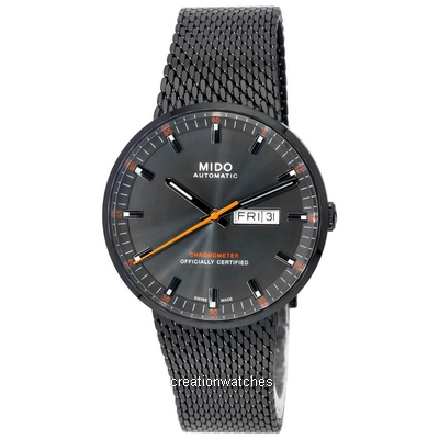 Mido Commander Icone Chronometer Anthracite Dial Automatic M031.631.33.061.00 M0316313306100 Men's Watch