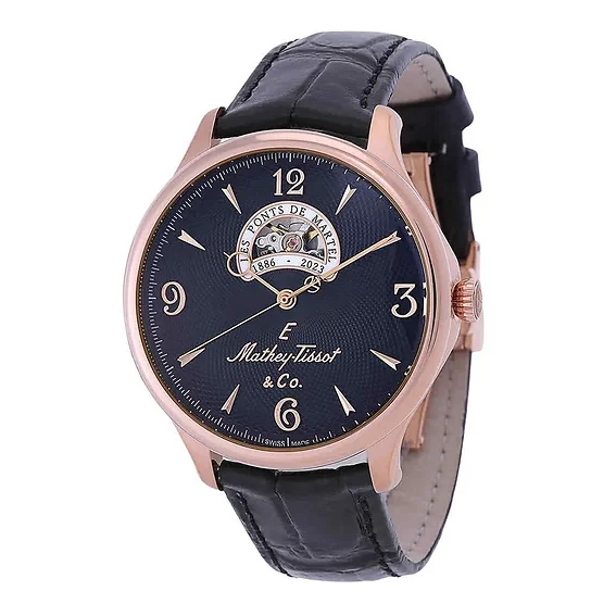Mathey-Tissot Edmond 限定版 レザーストラップ オープンハート