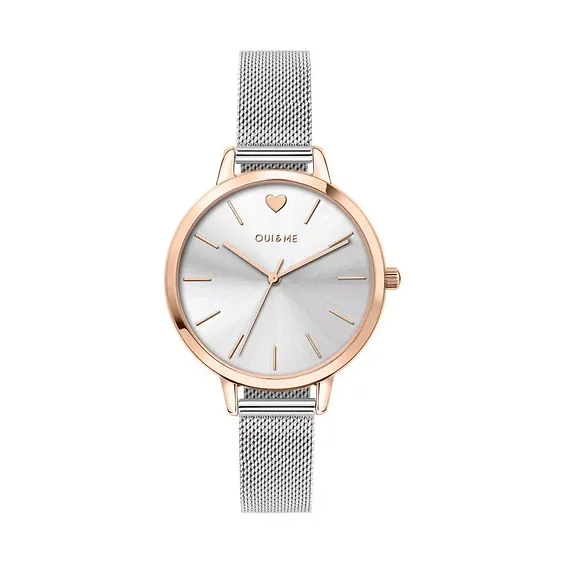 Oui & Me Amourette Silver Dial Stainless Steel Quartz ME010011 Women's Watch
