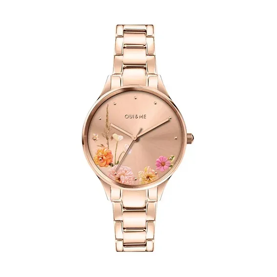 Oui & Me Petite Bichette Rose Gold Tone Stainless Steel Quartz ME010217 Women's Watch