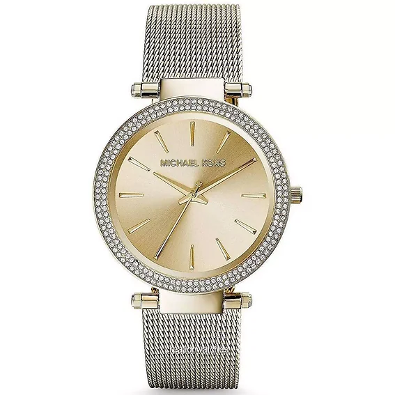 Michael Kors Darci Gold Tone Crystals MK3368 Women's Watch