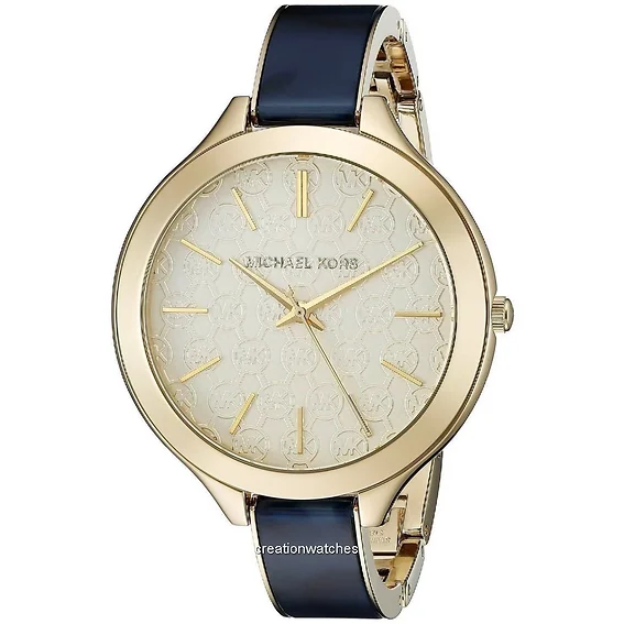 Michael Kors Slim Runway Gold Dial MK4309 Women's Watch