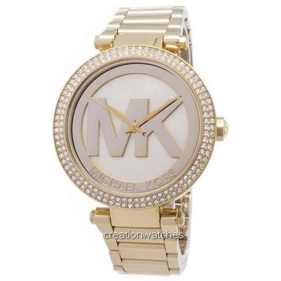 Michael Kors Parker Crystals MK Logo MK5784 Women's Watch