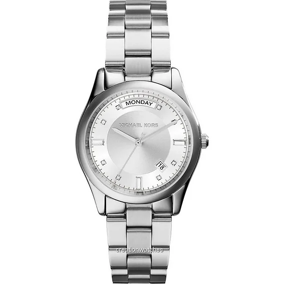 Michael Kors Colette Crystals Silver Dial MK6067 Women's Watch