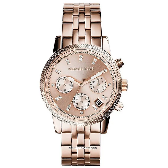 Michael Kors Ritz Chronograph Crystal Index MK6077 Women's Watch