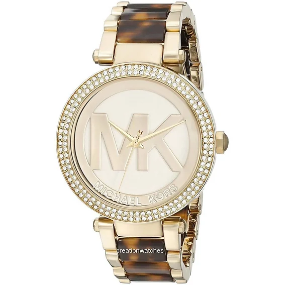 Michael Kors Parker Champagne Dial MK6109 Women's Watch