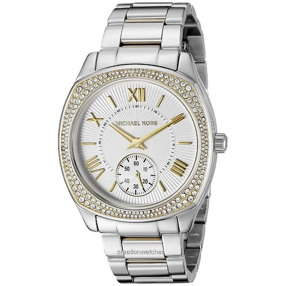 Michael Kors Bryn Two-Tone Crystals Accented MK6277 Women's Watch