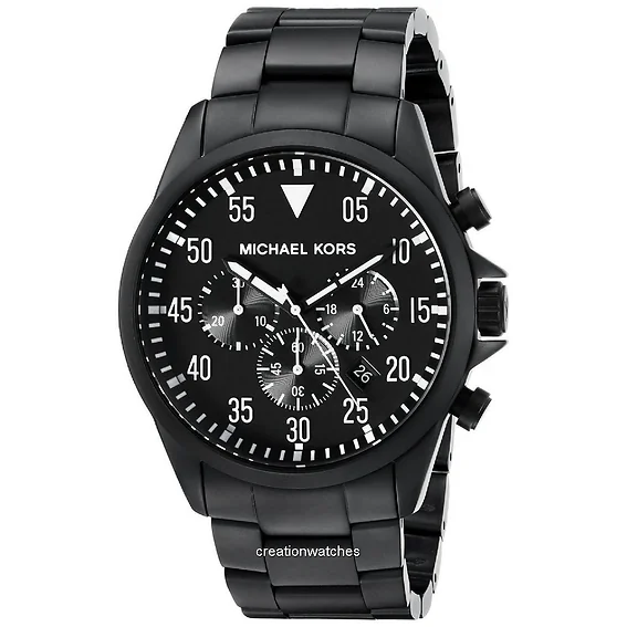 Michael Kors Gage Chronograph Black Dial MK8414 Men's Watch