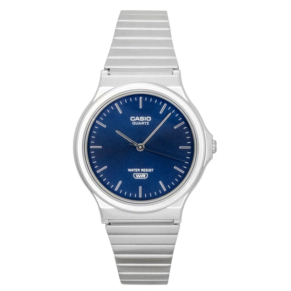 Casio Analog Stainless Steel Blue Dial Quartz MQ-24DA-2A Unisex Watch